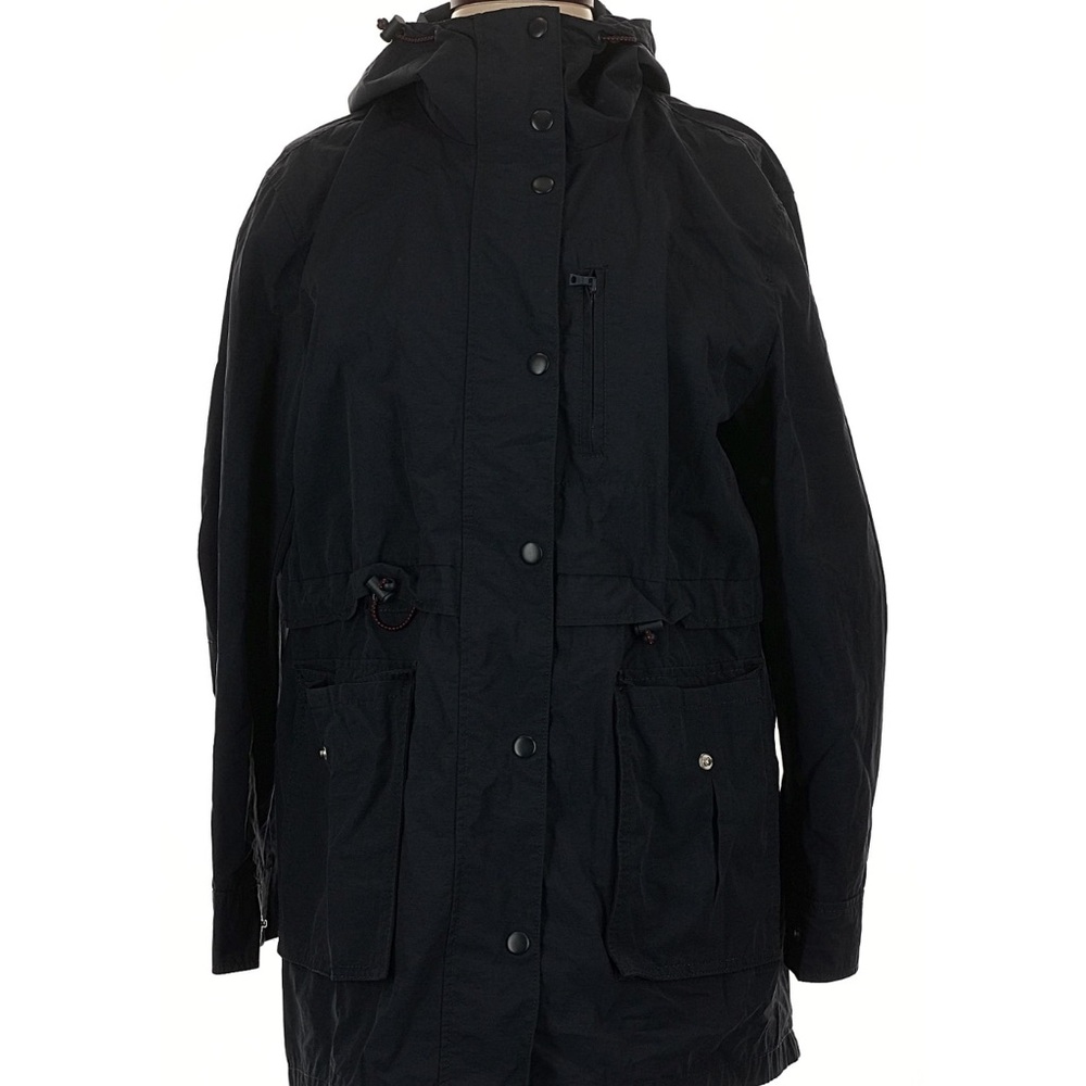J. Crew Black Rain Jacket Size Small - LIKE NEW Org $118